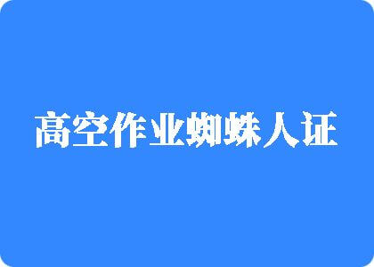 男人肏女人屄视频网站入口高空作业蜘蛛人证